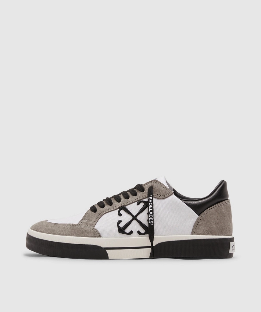 Off White Low Vulc suede canvas sneaker